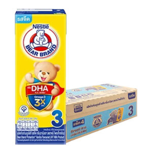 7248008839363-f7766e66-51e6-4635-ae32-86147259ea04 ตราหมี โพรเท็กซ์ชัน นมยูเอชที กลิ่นวานิลลา รสจืด 180 มล. x 36