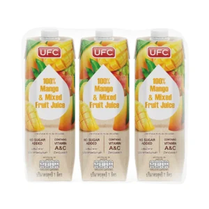 7275716870339-b043e923-1553-4987-8bbd-6ce7d7153207 ยูเอฟซี น้ำมะม่วงผสมน้ำผลไม้รวม 100% 1ลx3