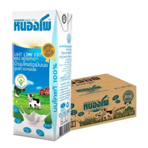 7416153407683-a704165f-0a6b-4c64-9ec5-c2381fc91bc4 หนองโพ นม ยูเอชที รสจืด ไขมันต่ำ 180 มล. x 36
