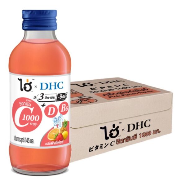 makro-health-p03-19 ไฮ่ x ดีเอชซี วิตามิน พิงค์พันซ์ 145 มล. x 30