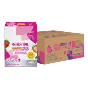 [ยกลังx6] เซ็ปเป้ บิวติ พาวเดอร์ Sappe Beauti Powder Collagen Stix Strawberry คอลลาเจนเซ็ปเป้ผงชงดื่ม กลิ่นสตรอเบอร์รี่