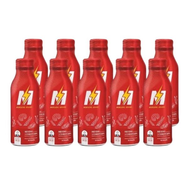 makro-health-p04-15 หมอเส็ง - (10 ขวดแก้ว) M-Drink เครื่องดื่มสมุนไพรผสมเห็ดหลินจือและถังเช่า