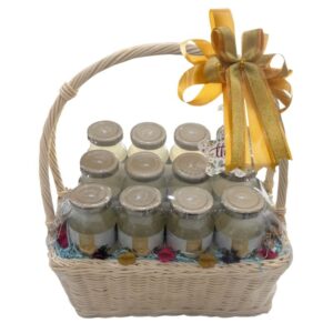 ชุดของขวัญรังนก WHITEGOLD ขนาด 75 ML. สูตรน้ําตาลกรวด 12 ขวด