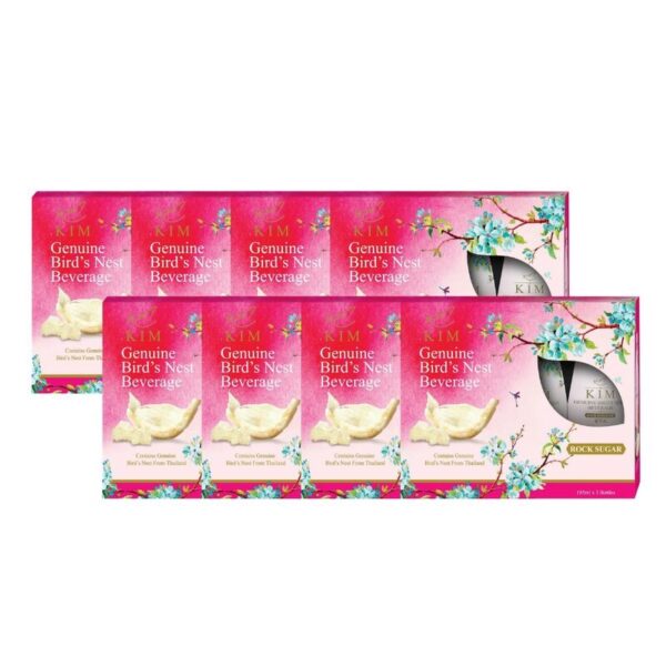 makro-health-p06-15 รังนกKIM 185ML. 8 แพค 24ขวด สูตรน้ําตาลกรวด 8