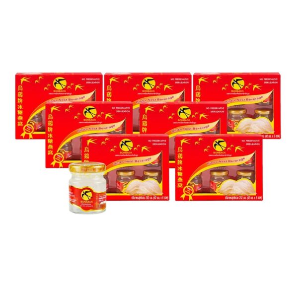 makro-health-p08-08 บอนแบค เครื่องดื่มรังนกสําเร็จรูป สูตรออริจินอล 42 มล. 6 ขวด x 7