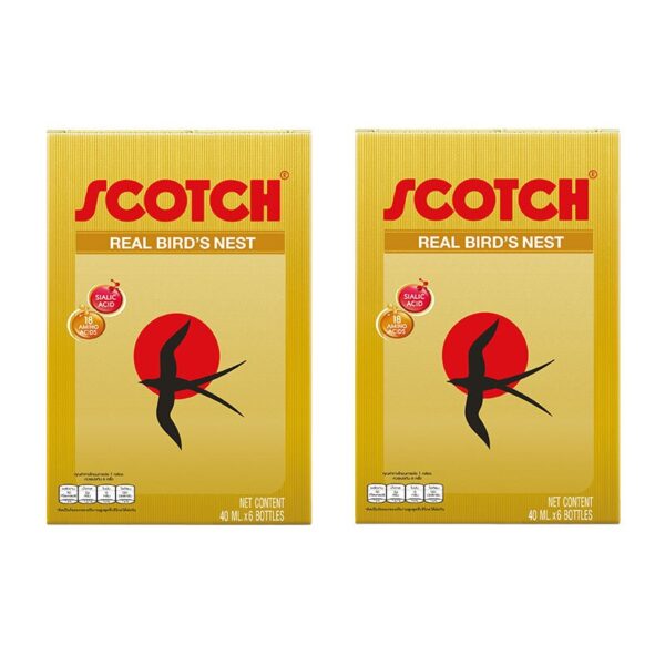 makro-health-p08-12 สก๊อต เครื่องดื่มรังนกแท้สําเร็จรูป 40 มล. 6 ขวด x 2