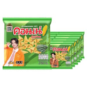 makro-snack-0108 คอนเน่ ข้าวโพดอบกรอบรสสาหร่าย 11 ก. x 12