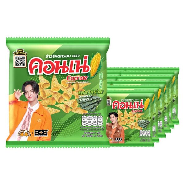 คอนเน่ ข้าวโพดอบกรอบรสสาหร่าย 11 ก. x 12