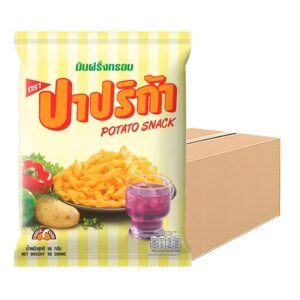 makro-snack-0118 ปาปริก้า มันฝรั่งกรอบ ยกลัง 56 ก. x 18