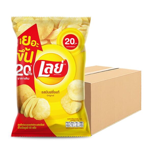 เลย์ มันฝรั่งแท้ทอดกรอบ คลาสสิค รสเกลือ 48 ก. x 48