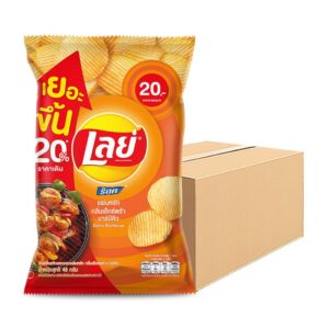 เลย์ ร็อค มันฝรั่งแท้ทอดกรอบ รสบาร์บีคิว 48 ก. x 48