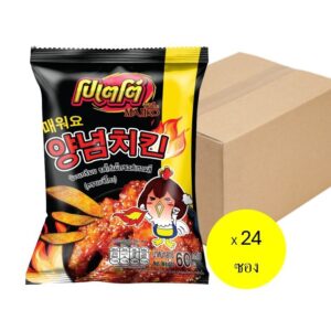 โปเตโต้ เมจิโกะ POTATO MAJIKO ข้าวเกรียบ ไก่เผ็ดซอสเกาหลี(ยกลัง24ซองx60g)