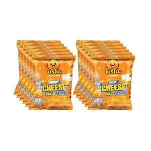 โบริโบะ ชีสบอล BORIBO ขนมข้าวโพดกรอบ 30 กรัม | Cheese ball  ยกโหล12ซอง
