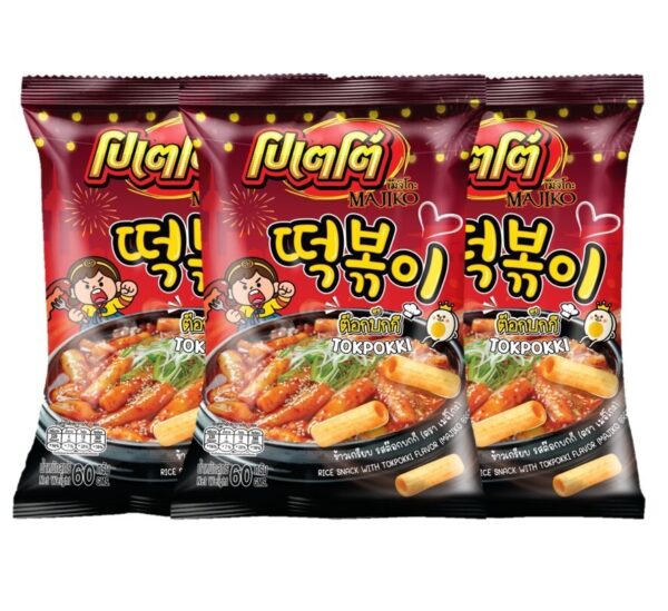 โปเตโต้ เมจิโกะ POTATO MAJIKO รสต๊อกบกกี TOKPOKKI (3ซอง x 60g)