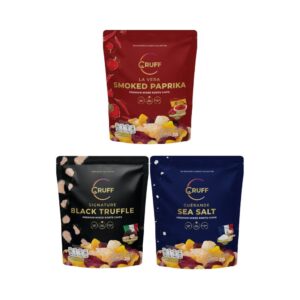 makro-snack-0188 CRUFF Flavors of Europe Set ครัฟ มันหลากสีทอดอบกรอบ เซทรวมรสชาติจากยุโรป 28ก. คละรส x3 ซอง