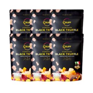 makro-snack-0194 CRUFF ครัฟ มันหลากกสีทอดอบกรอบ รสซิกเนเจอร์แบล็คทรัฟเฟิล 75ก. x6