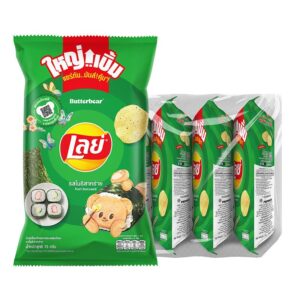 makro-snack-0214 เลย์ คลาสสิค รสโนริสาหร่าย 75 กรัม X4