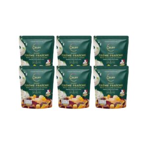 makro-snack-0225 CRUFF Mixed Roots Chips Isigny Crème ครัฟ มันหลากสี ผสมเผือกทอดอบกรอบ รสอีซีนี่เครมเฟรช 28 กรัม x6
