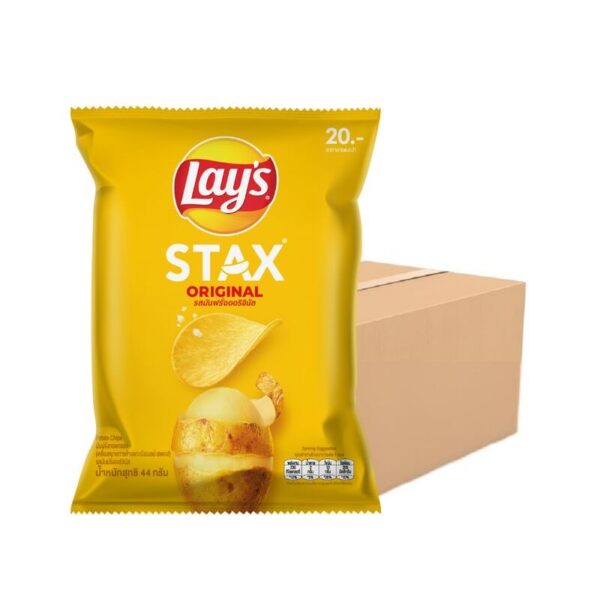 makro-snack-0255 เลย์สแตคส์ รสออริจินัล 44 ก. X 48