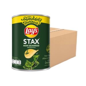 makro-snack-0258 เลย์สแตคส์ รสโนริสาหร่าย 42 ก. X 24