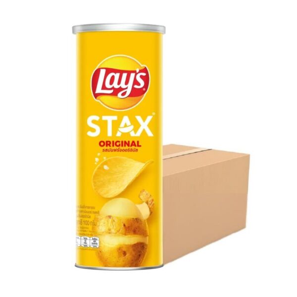 makro-snack-0262 เลย์สแตคส์ รสออริจินัล 100 ก. X 16