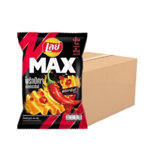 makro-snack-0271 เลย์แมกซ์ รสพริกปีศาจชิลลี่ 44 ก. X 24