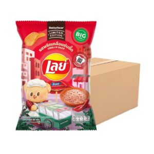 makro-snack-0290 เลย์ ร็อค รสพริกเกลือแซ่บซี๊ด 66 ก. X 12