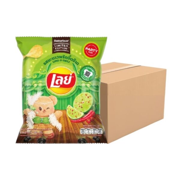 makro-snack-0295 เลย์ คลาสสิค รสมะนาวพริกจี๊ดจ๊าด 100ก.1X14