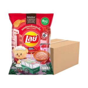 makro-snack-0309 เลย์ ร็อค รสพริกเกลือแซ่บซี๊ด 100 ก. X 14