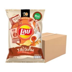makro-snack-0310 เลย์ คลาสสิค รสไข่เค็ม 66 ก. X 24