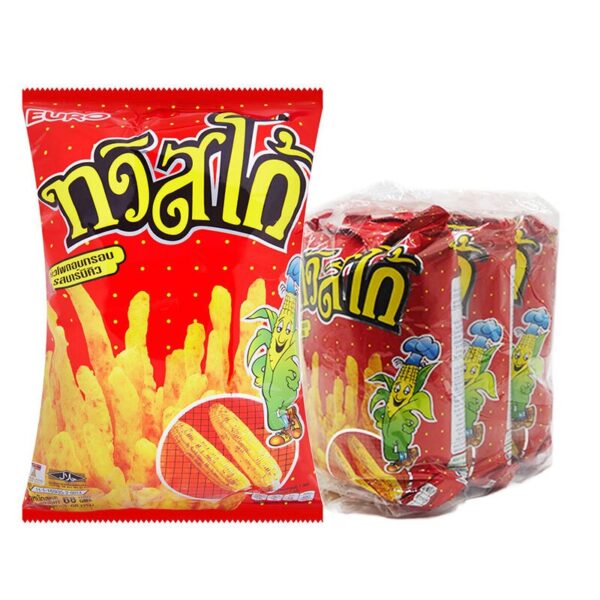 ทวิสโก้ ข้าวโพดอบกรอบ รสบาร์บีคิว 68 ก. x 3
