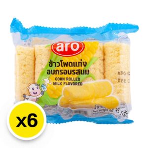 ARO ข้าวโพดแท่งรสนม 35กX6