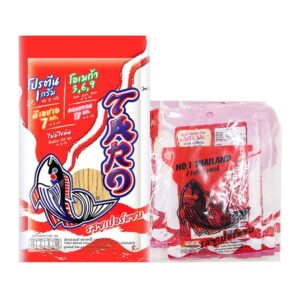 makro-snack-0358 ทาโร ปลาสวรรค์ รสซูเปอร์แซ่บ 5 ก. x 12