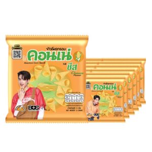 makro-snack-0364 คอนเน่ ข้าวโพดกรอบ รสชีส 11 ก. x 12