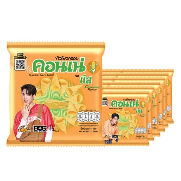 คอนเน่ ข้าวโพดกรอบ รสชีส 11 ก. x 12