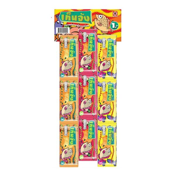 makro-snack-0382 เท็นจัง ปลาแผ่นรวมรส 1.2 ก. 60 ชิ้น