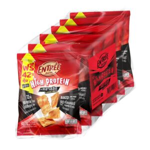 makro-snack-0386 อองเทร่ หมูแผ่นคลาสสิค รสบาร์บิคิว 16 ก. x 6