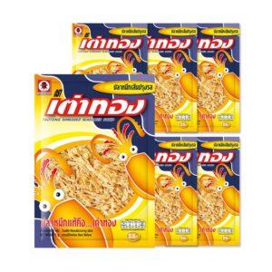 makro-snack-0392 เต่าทอง ปลาหมึกเส้น 9 ก. X 6