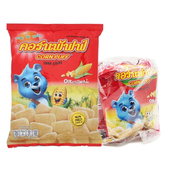 คอร์นพัฟฟ์ ข้าวโพดอบกรอบ รสดั้งเดิม 65 ก. x 4