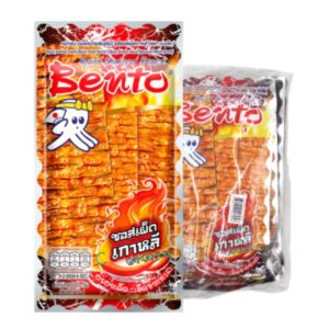 makro-snack-0399 เบนโตะ หมึกอบซอสเผ็ดเกาหลี 18 ก. x 6