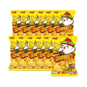 กรินนี่ ขนมขาไก่ รสข้าวโพด 18g (แพ็ค 12 ซอง)