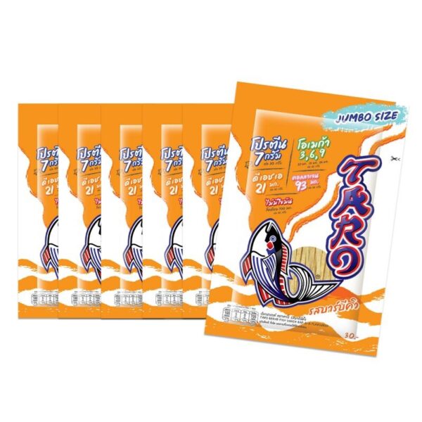 makro-snack-0428 ทาโร ปลาสวรรค์ รสบาร์บีคิว 30 กรัม x6