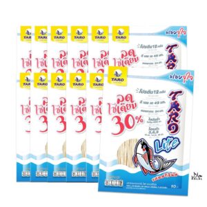 makro-snack-0448 ทาโร ไลท์ ปลาสวรรค์ รสออริจินัล 50 กรัม 50 บาท x 12