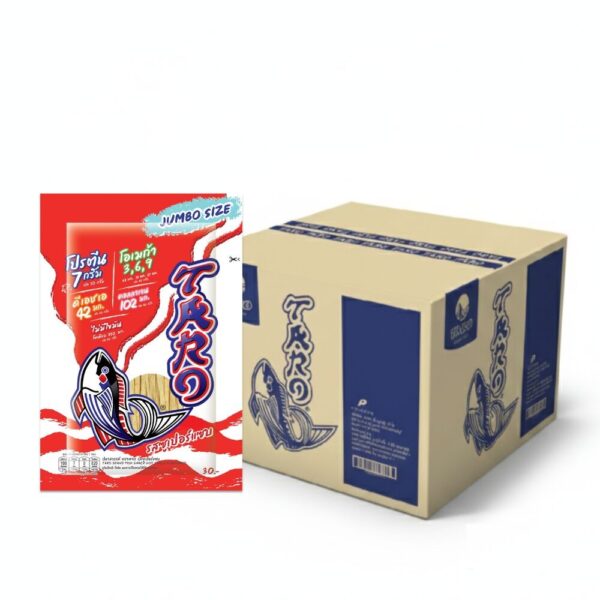 makro-snack-0486 ทาโร ปลาสวรรค์ รสซูเปอร์แซบ 30 กรัม x24