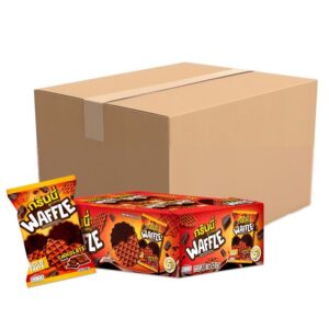 makro-snack-0507 กรินนี่ วาฟเฟิลคริสป์ รสเอ็กซ์ตรีมช็อกโกแลต 18g (กล่อง 12 ชิ้น) x12