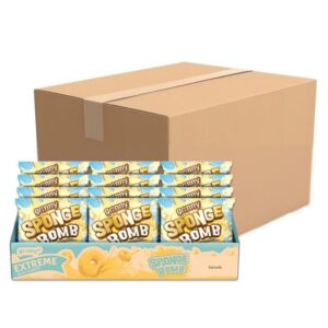 makro-snack-0508 กรินนี่ ขนมสปองบอมบ์อบกรอบรสเอ็กซ์ตรีมนม 15g (กล่อง 12 ชิ้น) x12