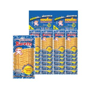 เบนโตะ ปลาหมึกอบปรุงรส 4 ก. 12 ชิ้น x 20