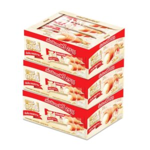 กรินนี่ รสสตรอเบอร์รี่ ชีสเค้ก 15g (กล่อง 12 ชิ้น) x3