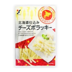 makro-snack-0552 ปลาเส้นสอดไส้ชีส ขนาดใหญ่ 170 กรัม Cheese Pollacky Hokkaido (Yamaei Brand)
