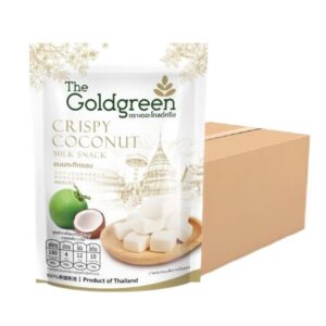 [แพคโปร10] The Goldgreen - ขนมกะทิอบกรอบ CRISPY COCONUT MILK SNACK 25 กรัม